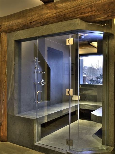 62 stylish steam rooms and saunas for homes digsdigs