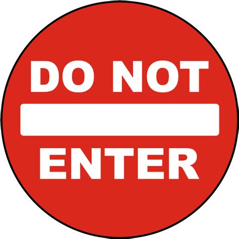 Do Not Enter Sign Png PNG Image Collection