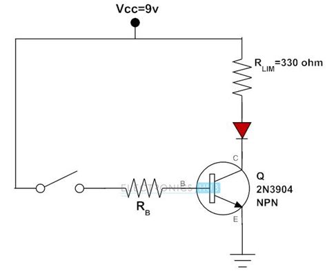 Pnp Transistor As A Switch Circuit Diagram