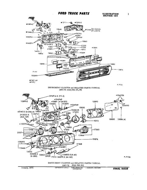 1970 Ford F100 Instrument Cluster Wiring Diagram Uploadal