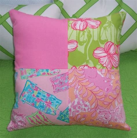 Lilly Pulitzer Home Lilly Pulitzer Sewn Patch Pillow Happy Home
