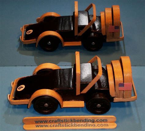 Pinewood Derby Cars Craft Stick Bending Kits