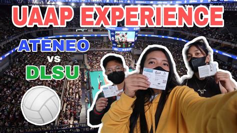 Uaap 85 Rise As One Volleyball Experience Ateneo Vs Dlsu Tbirds