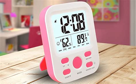 With our interactive clock, kids can move either of the hands to simulate time. Amazon.com: FAMICOZY Digital Alarm Clock for Girls Kids ...