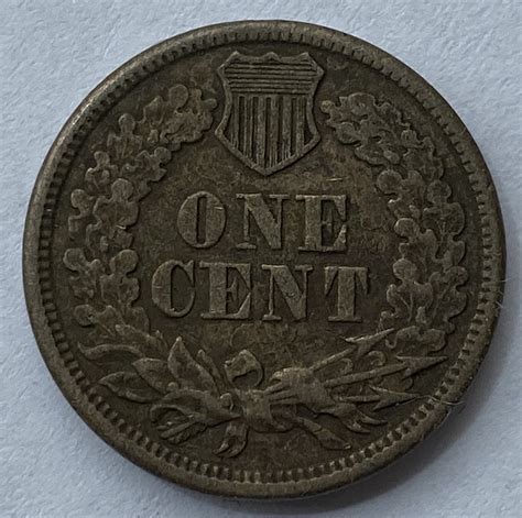 1861 United States Of America One Cent M J Hughes Coins