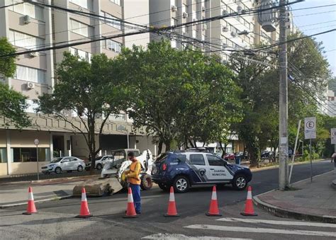Obras Alteram O Trânsito No Centro De Florianópolis