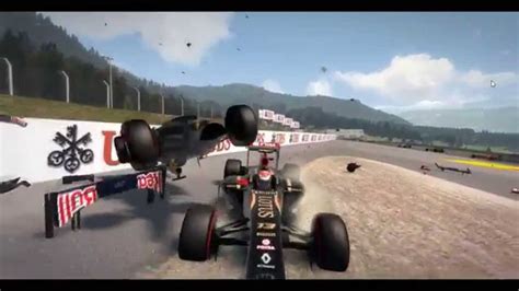 F1 2014 Weird Crashes Youtube