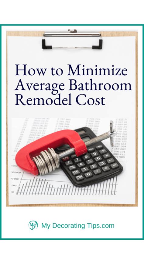 How To Minimize The Average Bathroom Remodel Cost My Decorating Tips