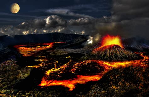 Volcano Wallpapers Top Free Volcano Backgrounds Wallpaperaccess