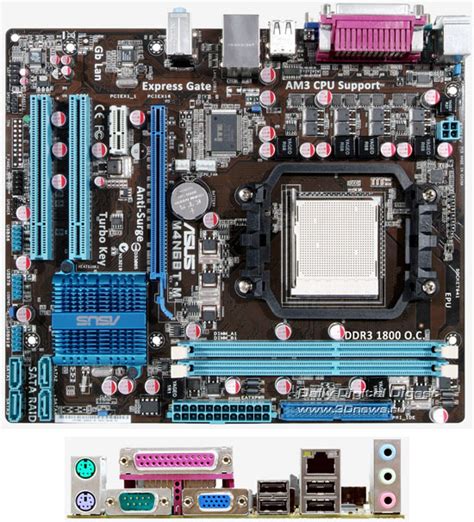 Asus computer hardware user manual. Плата ASUS M4N68T-M под Socket AM3 на логике NVIDIA
