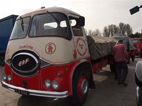 Erf Kv Flatbed Lorry With Drag 1961 Erf Kv Flatbed Lorry Flickr