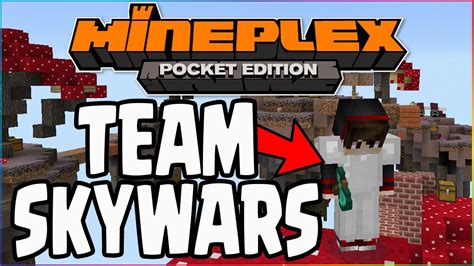 Mineplex Minecraft Pe Pocket Edition Team Skywars Gameplay Best