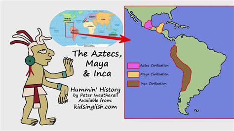 Inca Maya Aztec Map