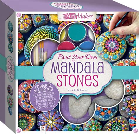 Paint Your Own Mandala Stones Kit Rock Painting Art