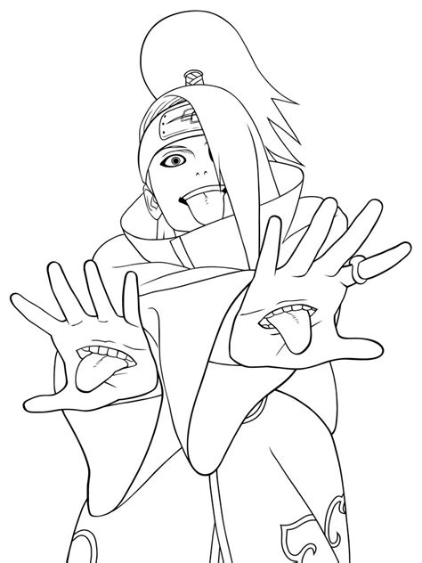 Anime Coloring Pages Naruto 306 Svg Design File