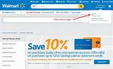 Walmart Credit Card Sign In Page
