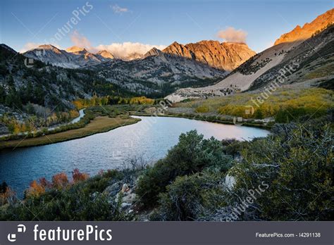 Nature Landscapes Fall Mountain Lake Stock Picture