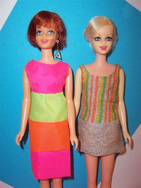 casey and twiggy dolls barbie fashion vintage barbie dolls groovy clothes