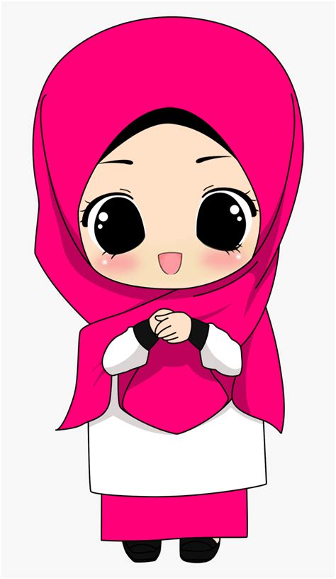 Gambar Kartun Muslimah Png 1 Png Image Hijab Cartoon Png Transparent