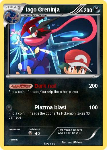 M ash greninja gx gmax vmax gigantamax ex pokemon card. Pokémon Iago Greninja - Dark nail - My Pokemon Card