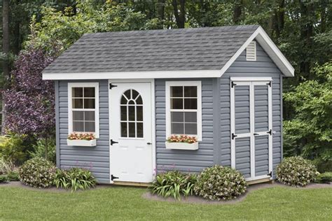 8 x12 classic garden cottage storage sheds chester and lancaster wooden storage sheds