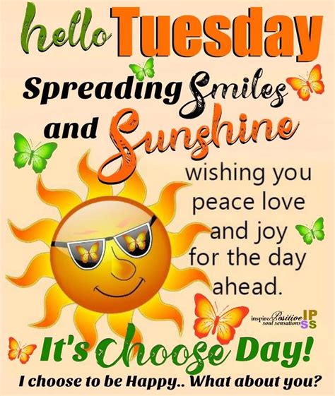 Smiles And Sunshine Happy Tuesday Pictures Photos And Images For