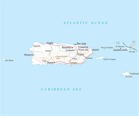 Virgin Islands Reference Map •