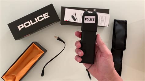 Police 928 Test Self Defense Police Stun Gun Flashlight Youtube