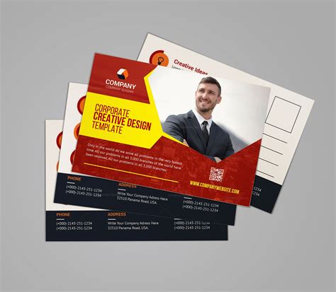 Classy Business Postcard Design Template Catalog