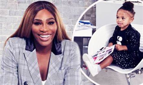 Serena Williams With Her Business Associate Daughter Olympia