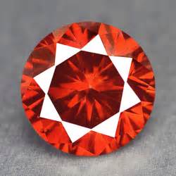 Rare 10 Ct Natural Red Diamond Round Cut Loose Gemstone Property Room