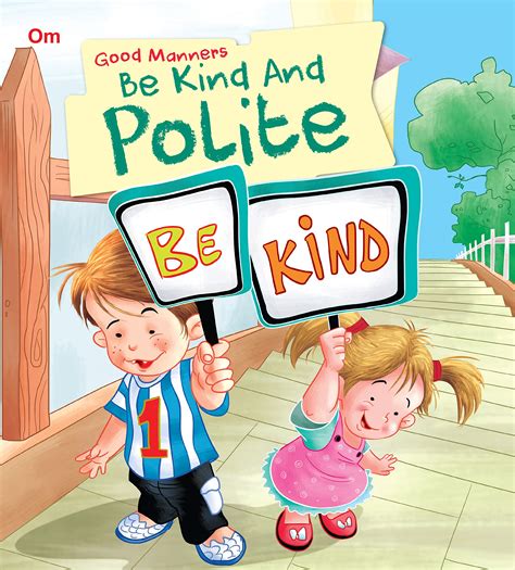Square Book Good Manners Be Kind And Polite Bright Mind Books