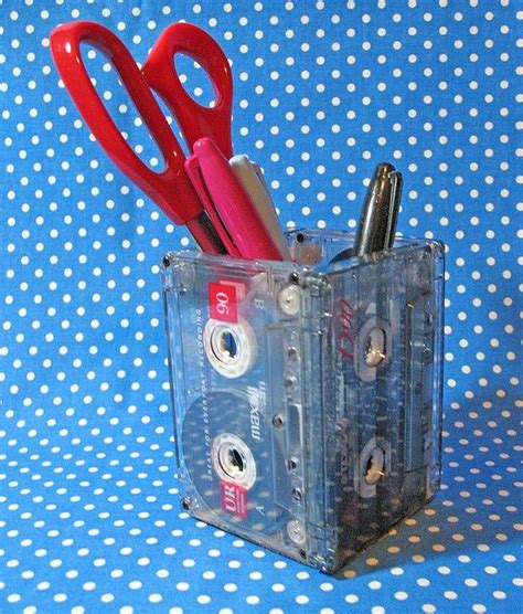 Cassette Tape Desk Caddy Another Use For My Old Cassette Tapes Fun