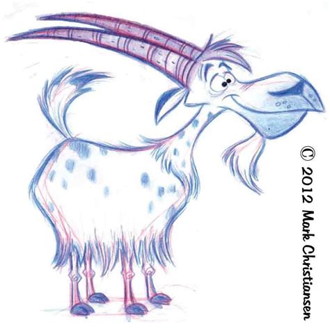 Character Design Concepts Goat Cartoon