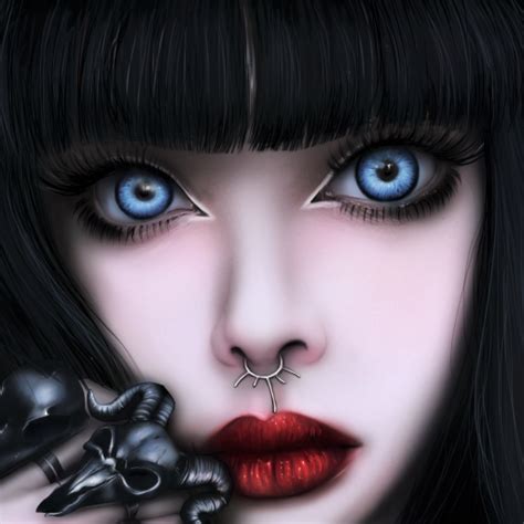 Gothic Girl By Steeleaww