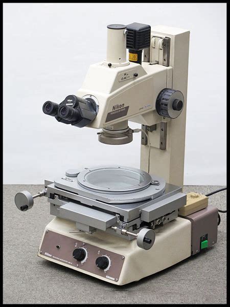 Nikonニコン 測定顕微鏡 Mm 40 【現状品】 対物レンズ 3倍 回転テーブル 実体顕微鏡 Measuring Microscope