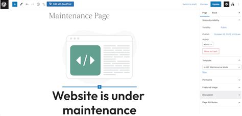 How To Put Your Wordpress Site In Maintenance Mode Simple