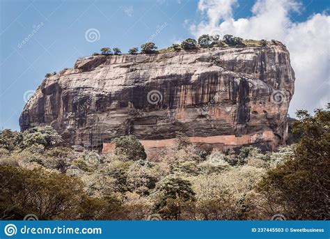 Sigiriya Rock Fortress 5th Century Sri Lanka Stock Image Image Of