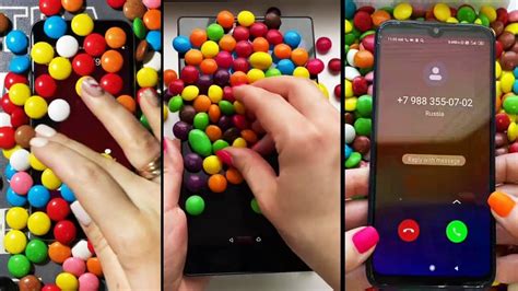 3 Sweet Incoming Calls With Skittles Youtube