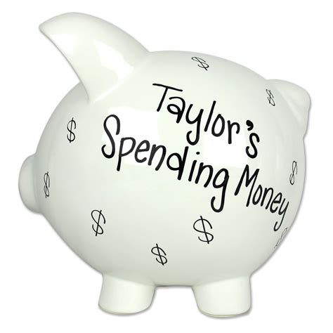 Piggy Banks For The Grown Ups In Your Life Piggy Bank Personalized