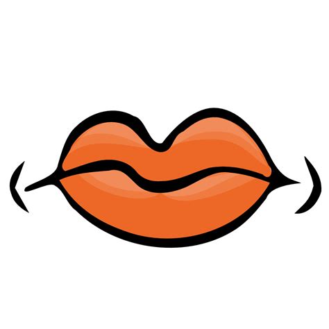 OnlineLabels Clip Art - Closed Mouth