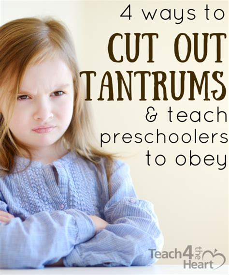 4 Unusual Tips To Cut Out Tantrums And Teach Preschoolers To