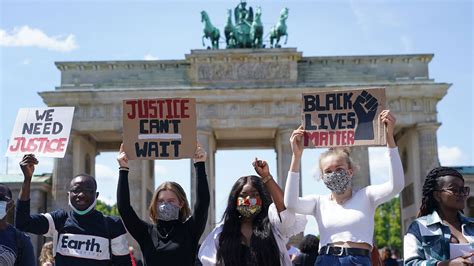Demonstrators Rally In Europe In Solidarity With Us Protesters