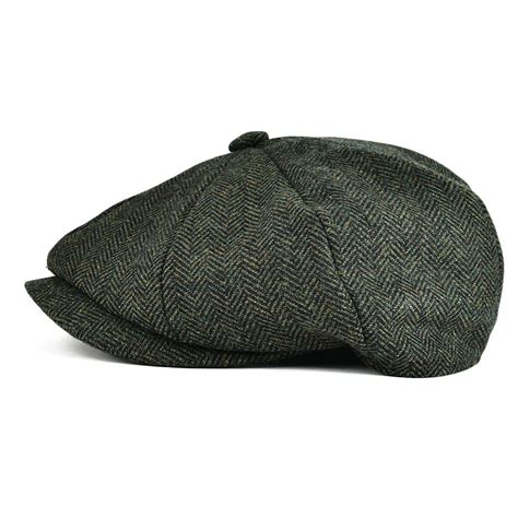 Voboomclassic 8 Panel Wool Tweed Newsboy Gatsby Ivy Cap Golf Cabbie