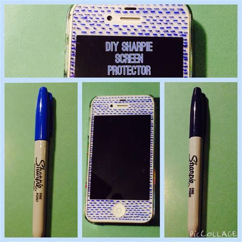 Decorate Your Phone By Drawing On The Screen Protector With Sharpies