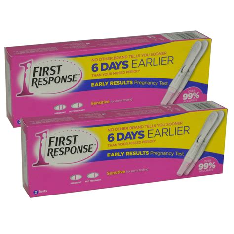 2 X First Response Pregnancy Tests 4 Tests Home Health Uk