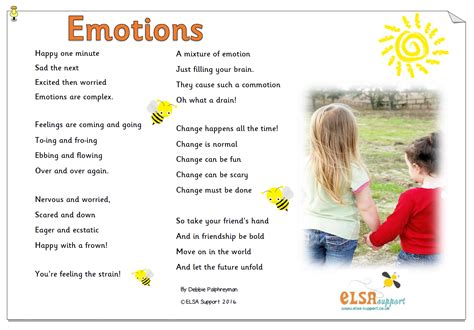 Emotions Poem Elsa Support