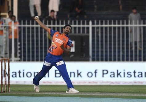 T10 League Amir Yamin Picks Up Four Wickets In Four Deliveries Watch
