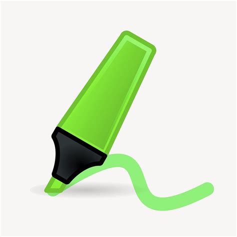 Green Marker Pen Highlighter Color Clip Art Png 900x900px Green
