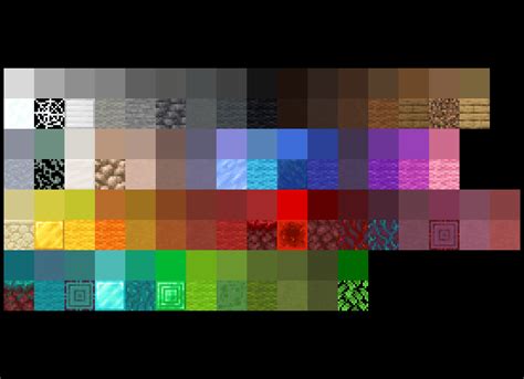 Color Palette Of All 118 Map Colors Rminecraft
